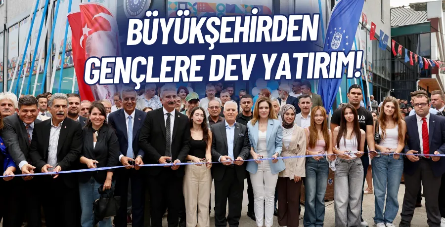 Gençliğe yatırım sürüyor: Gemlik Gençlik Merkezi hizmete açıldı