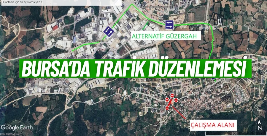 Bursa’da trafik düzenlemesi