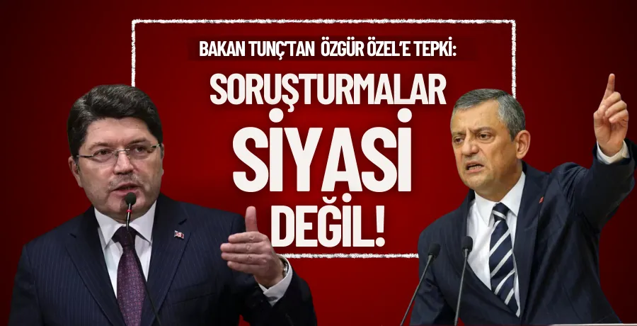 Bakan Tunç: 