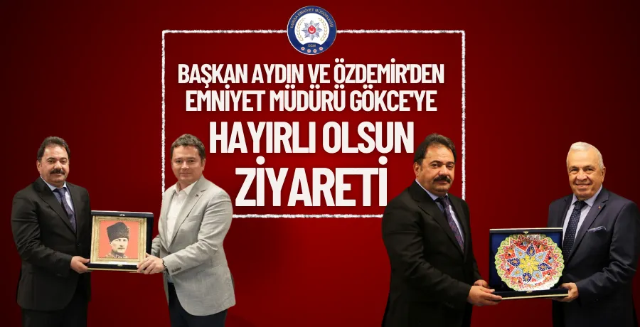 Başkan Aydın ve Özdemir