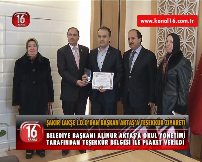 ŞAKİR LAKŞE İ.Ö.ODAN BAŞKAN AKTAŞA TEŞEKKÜR ZİYARETİ