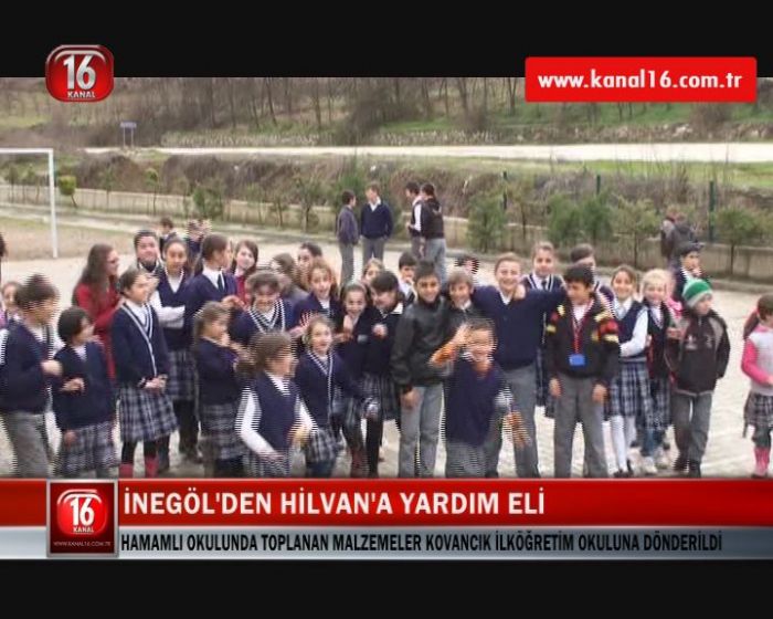 İNEGÖL`DEN HİLVAN`A YARDIM ELİ