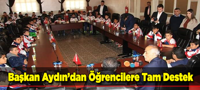 Başkan Aydın?dan Öğrencilere Tam Destek